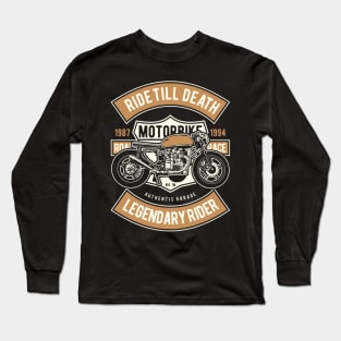 Ride till Death Tazzum Long Sleeve T-Shirt